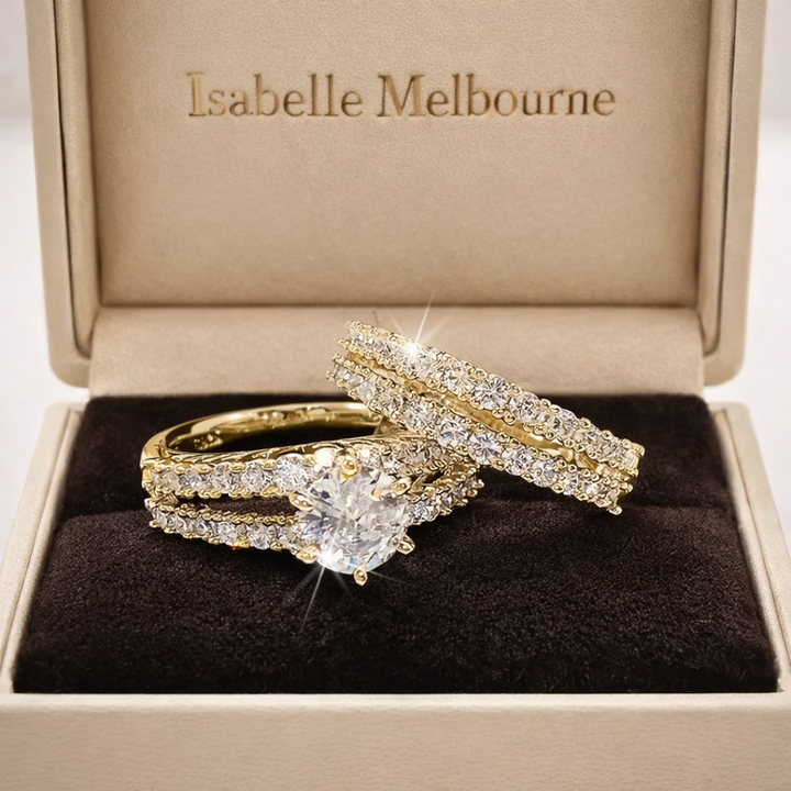 Susan | Eternal Radiance Ring Set | Gold