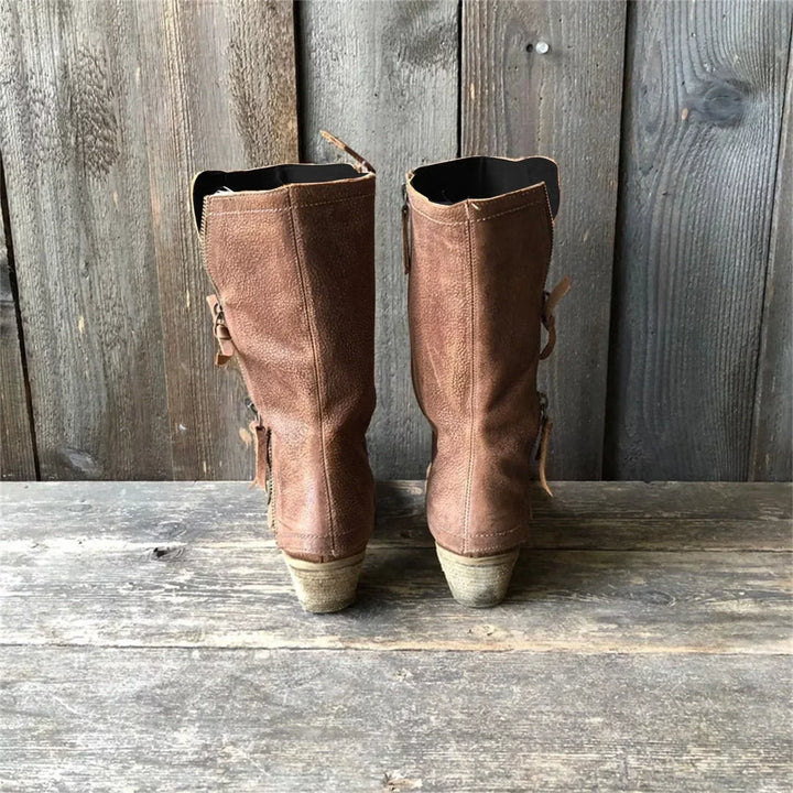 Bella | Women's Winter Cowgirl Boots With Warm Lining And Heel