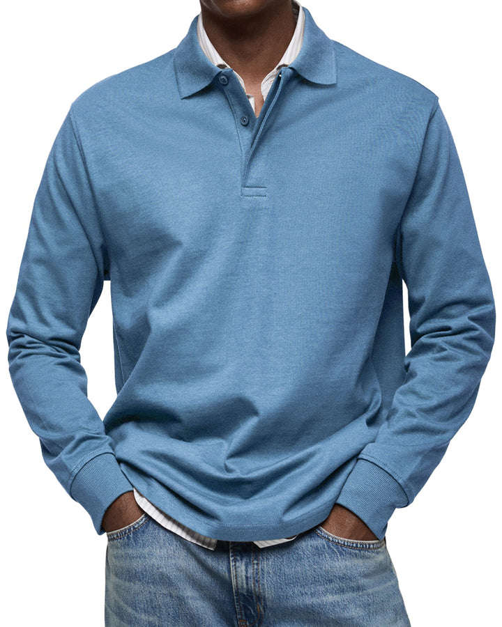 Alexandre Casual Long Sleeve Polo