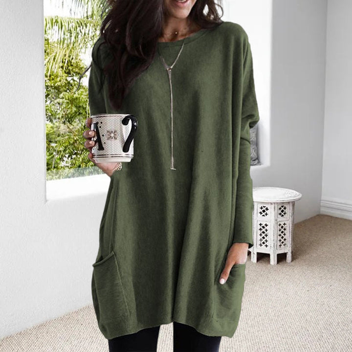 Maree - Oversized Round Neck Jumper For Women