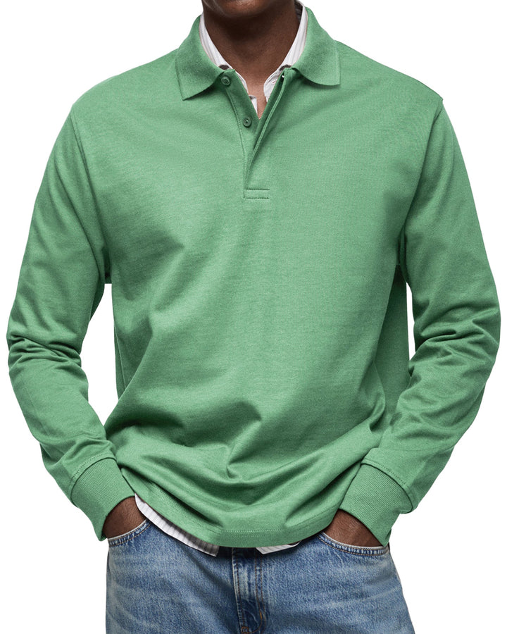 Alexandre Casual Long Sleeve Polo
