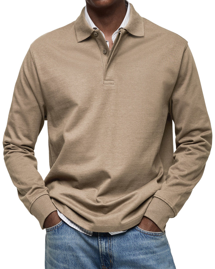Alexandre Casual Long Sleeve Polo