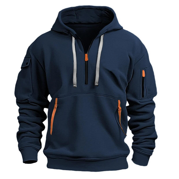 Ludomir Long Sleeve Multi Pocket Hoodie