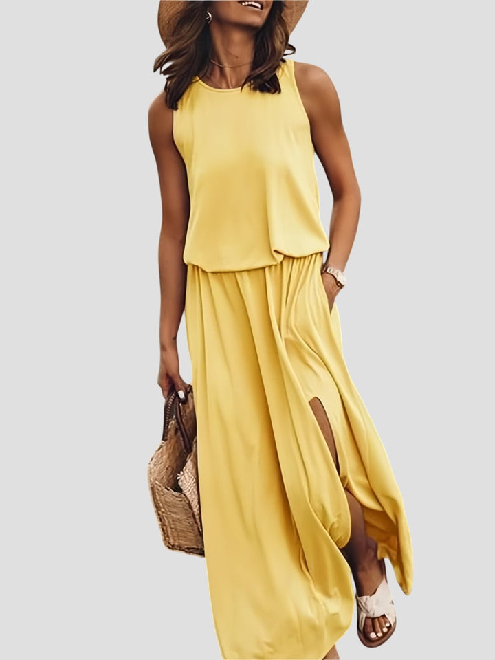 Minerva - Chic Sleeveless Maxi Dress