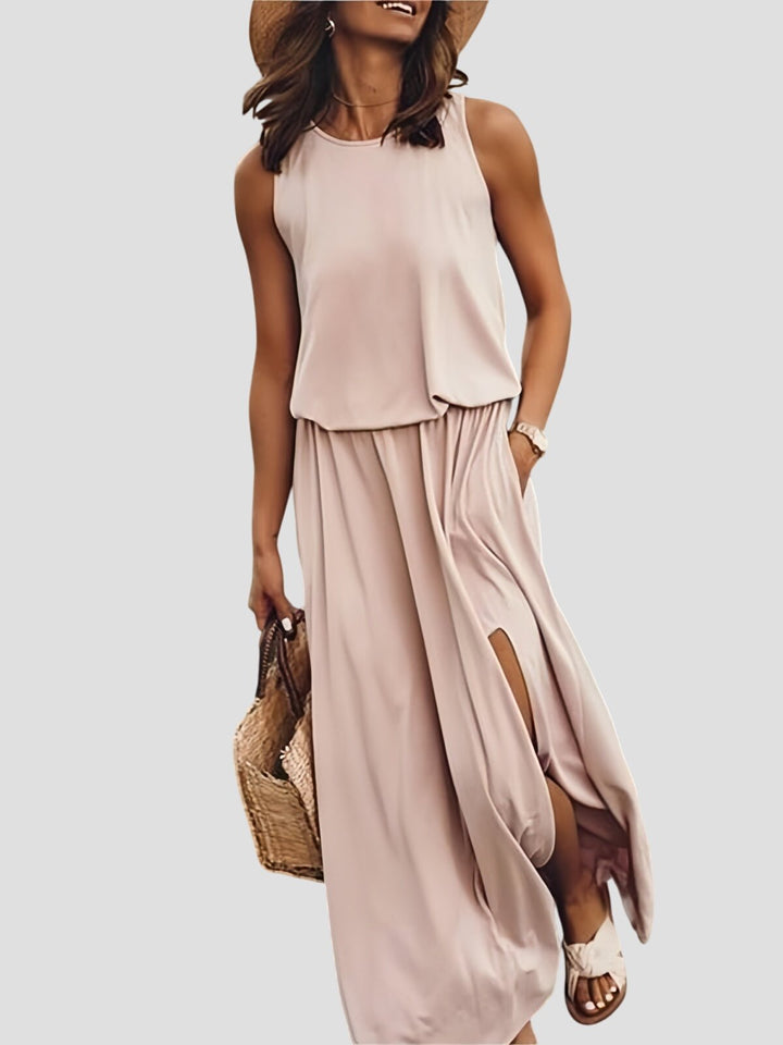 Minerva - Chic Sleeveless Maxi Dress