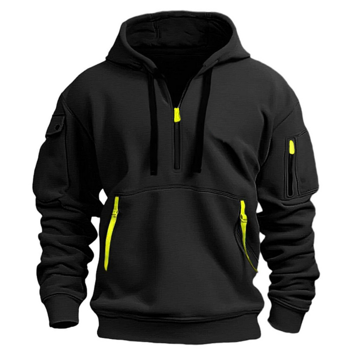Ludomir Long Sleeve Multi Pocket Hoodie