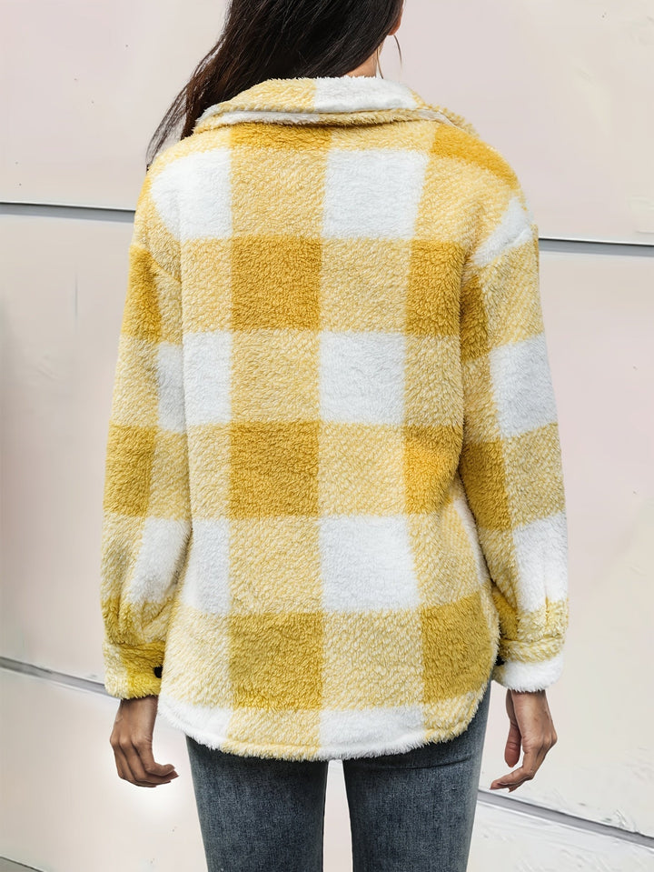 Kiara Stylish Fleece Oversized Jacket