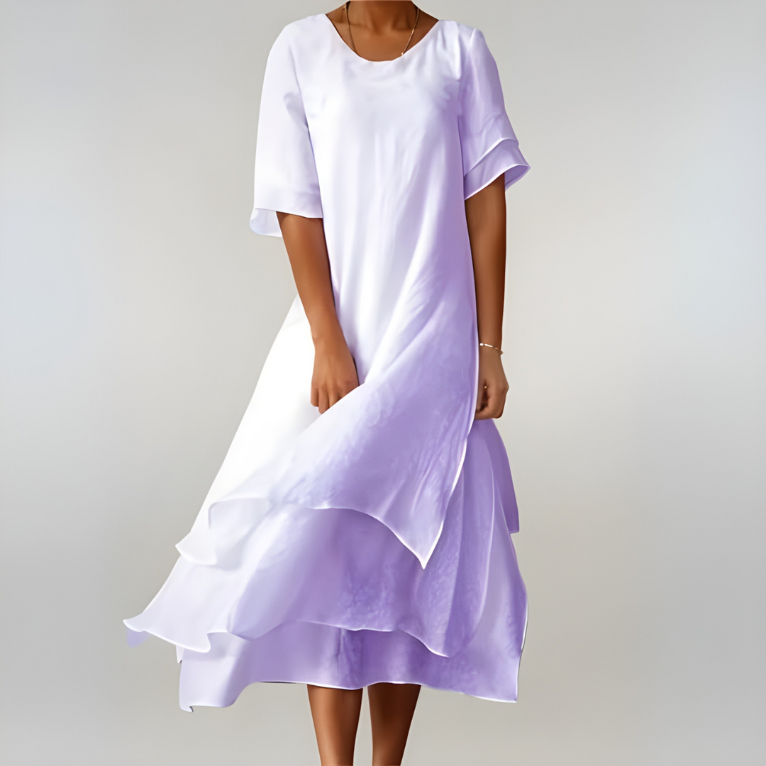 Agnès | Lightweight and Elegant Cotton Maxi Dress