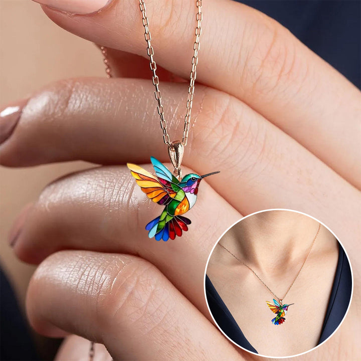 Lucia | Hummingbird Glow Pendant Necklace