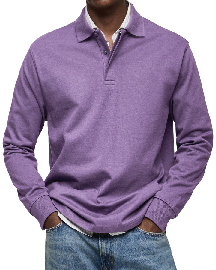 Alexandre Casual Long Sleeve Polo