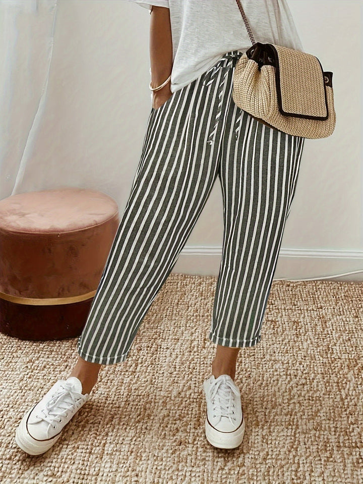 Ava Striped Pants