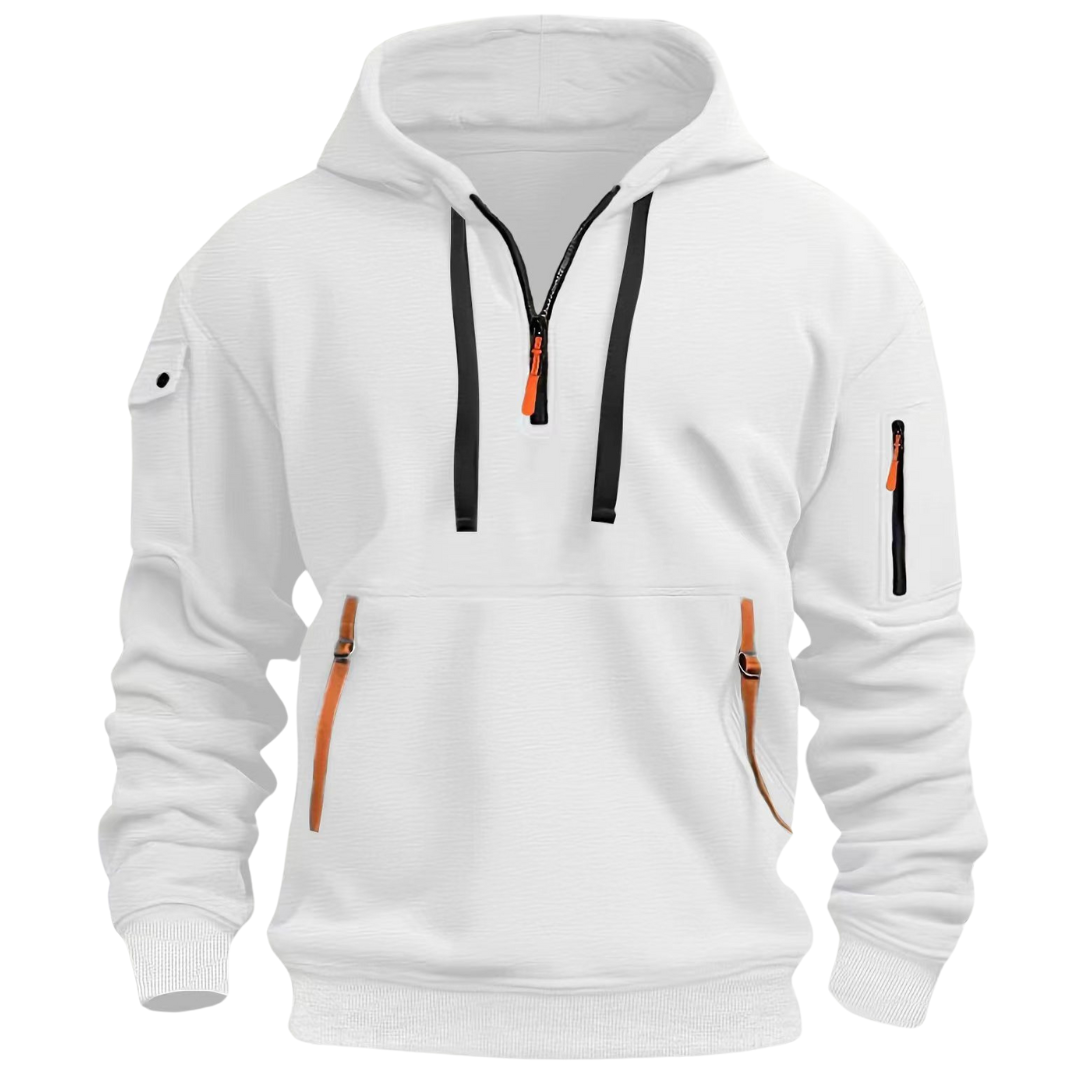 Ludomir Long Sleeve Multi Pocket Hoodie