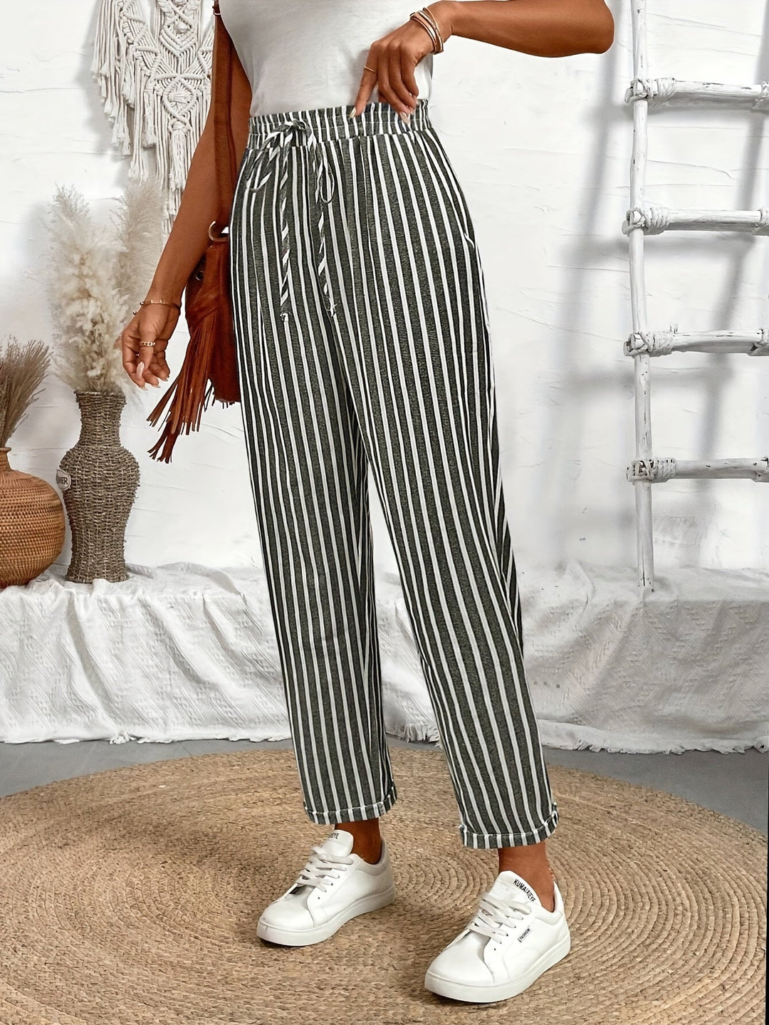 Ava Striped Pants