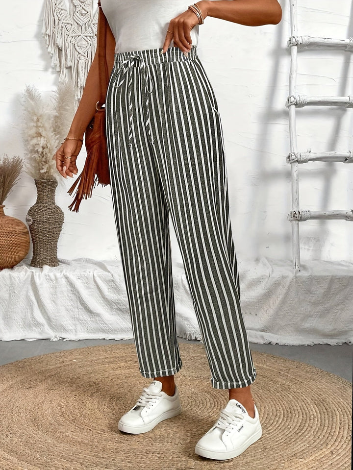 Ava Striped Pants