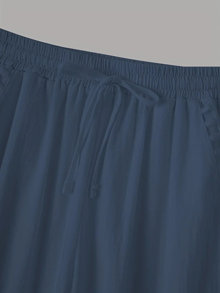 Tracey Contrast Trim Cropped Pants