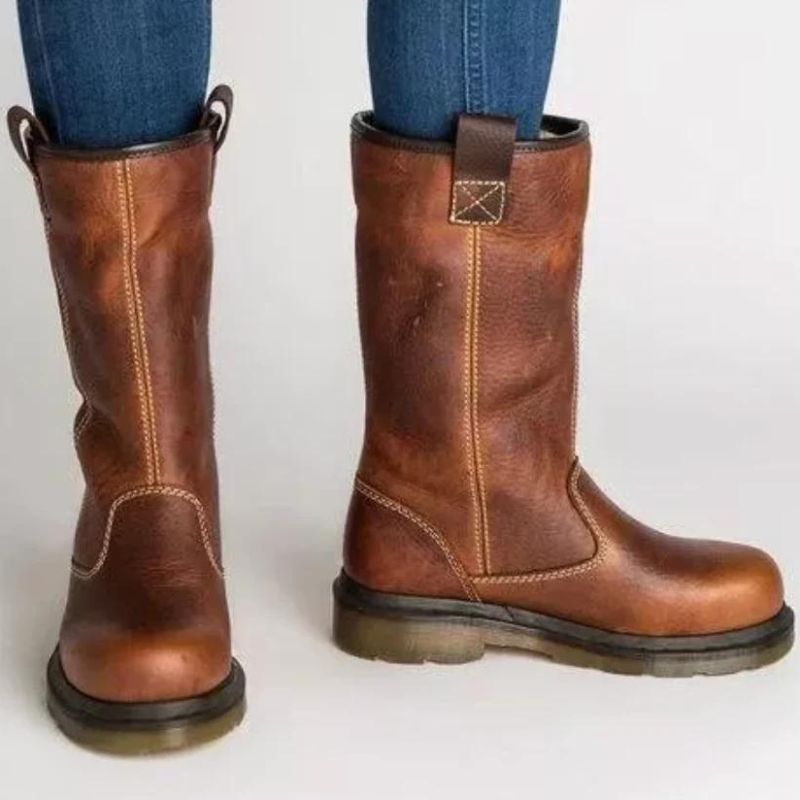 Belle | Lined Leather Winter Boots
