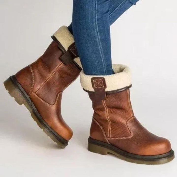 Belle | Lined Leather Winter Boots