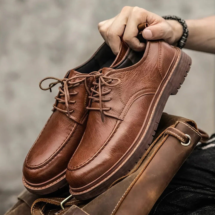 Edoardo | Classic Heritage Faux Leather Shoes