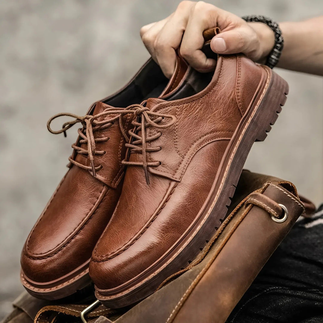 Edoardo | Classic Heritage Faux Leather Shoes