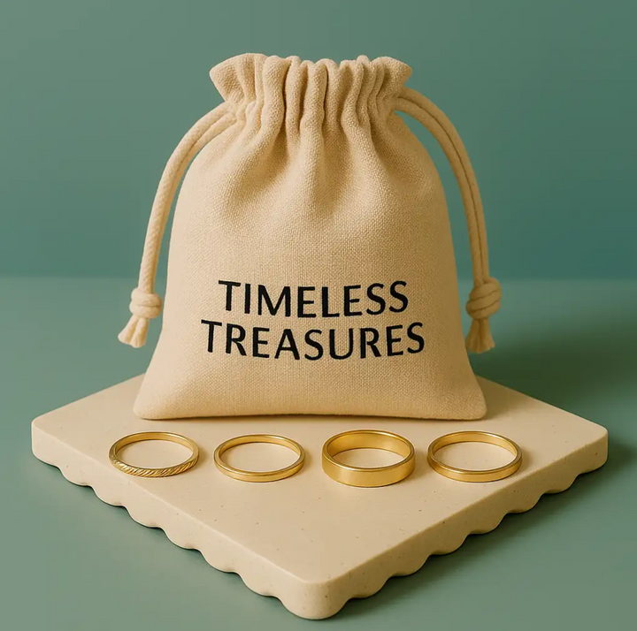 Blue Crystal Flower Exotic Ring