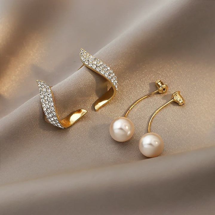 Pearl Gold Earrings