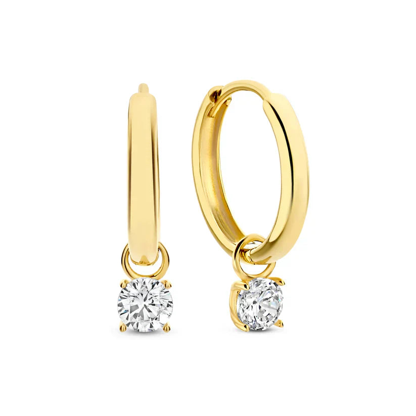 Larmes de Lune Stone Earrings Set | Golden