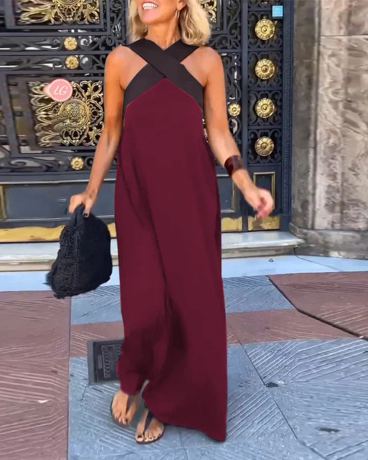 Daphne | Dress with Crossed Cut