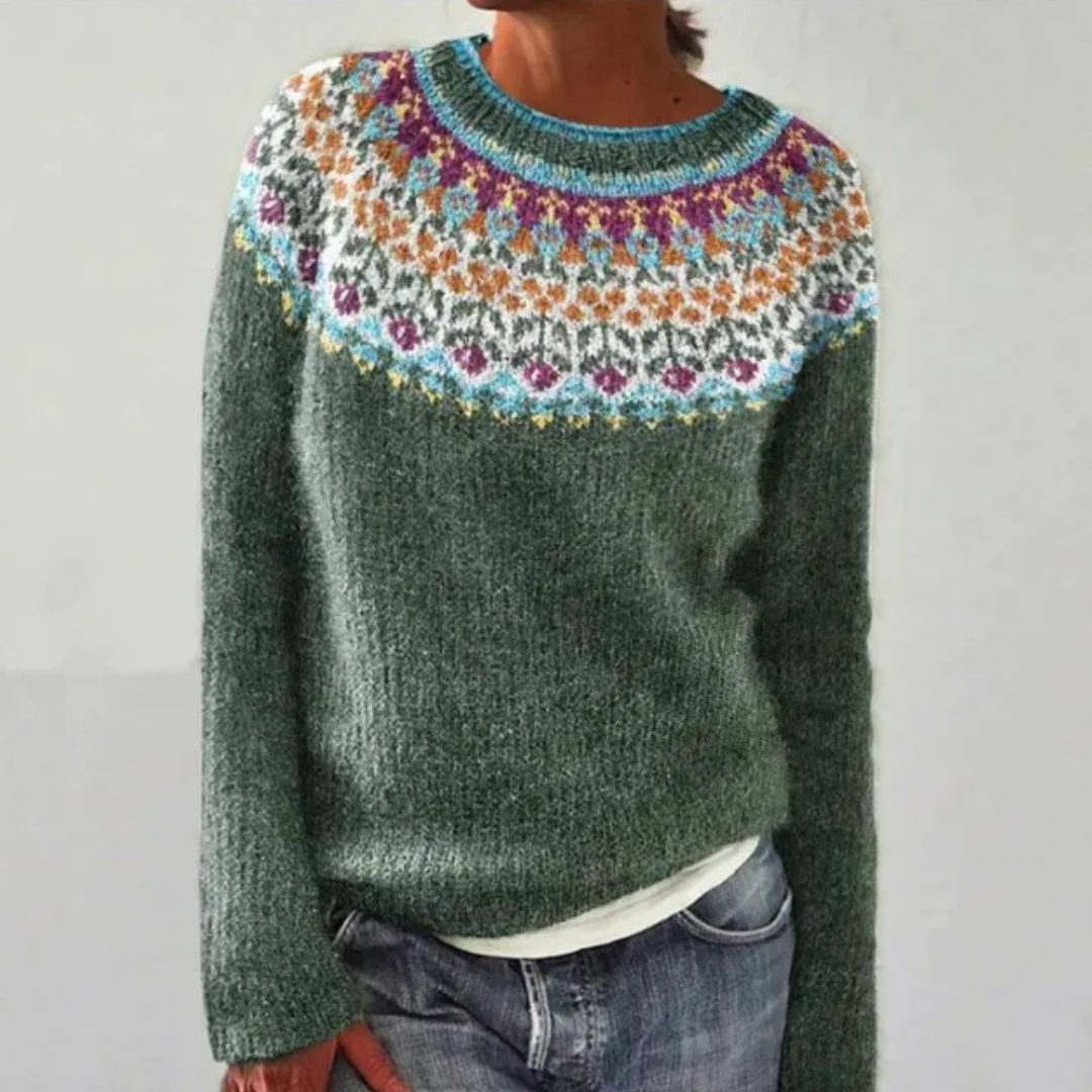 Amelie - Retro Knitted Jumper