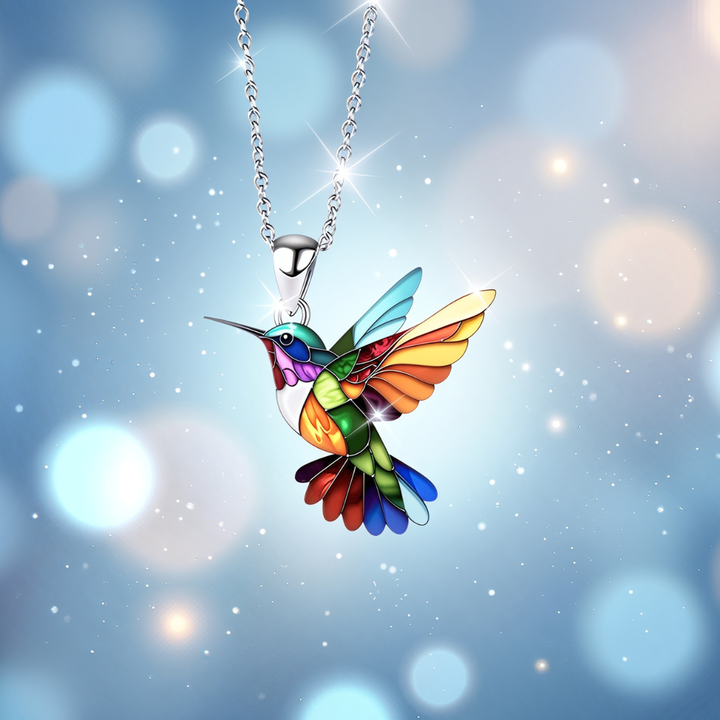 Lucia | Hummingbird Glow Pendant Necklace