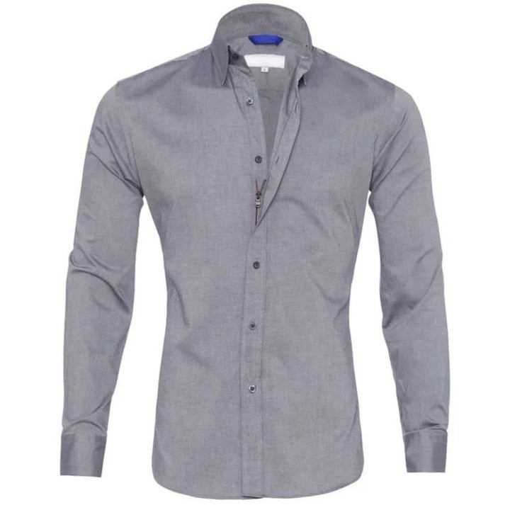 Leo Crease-resistant Zip-up Shirt