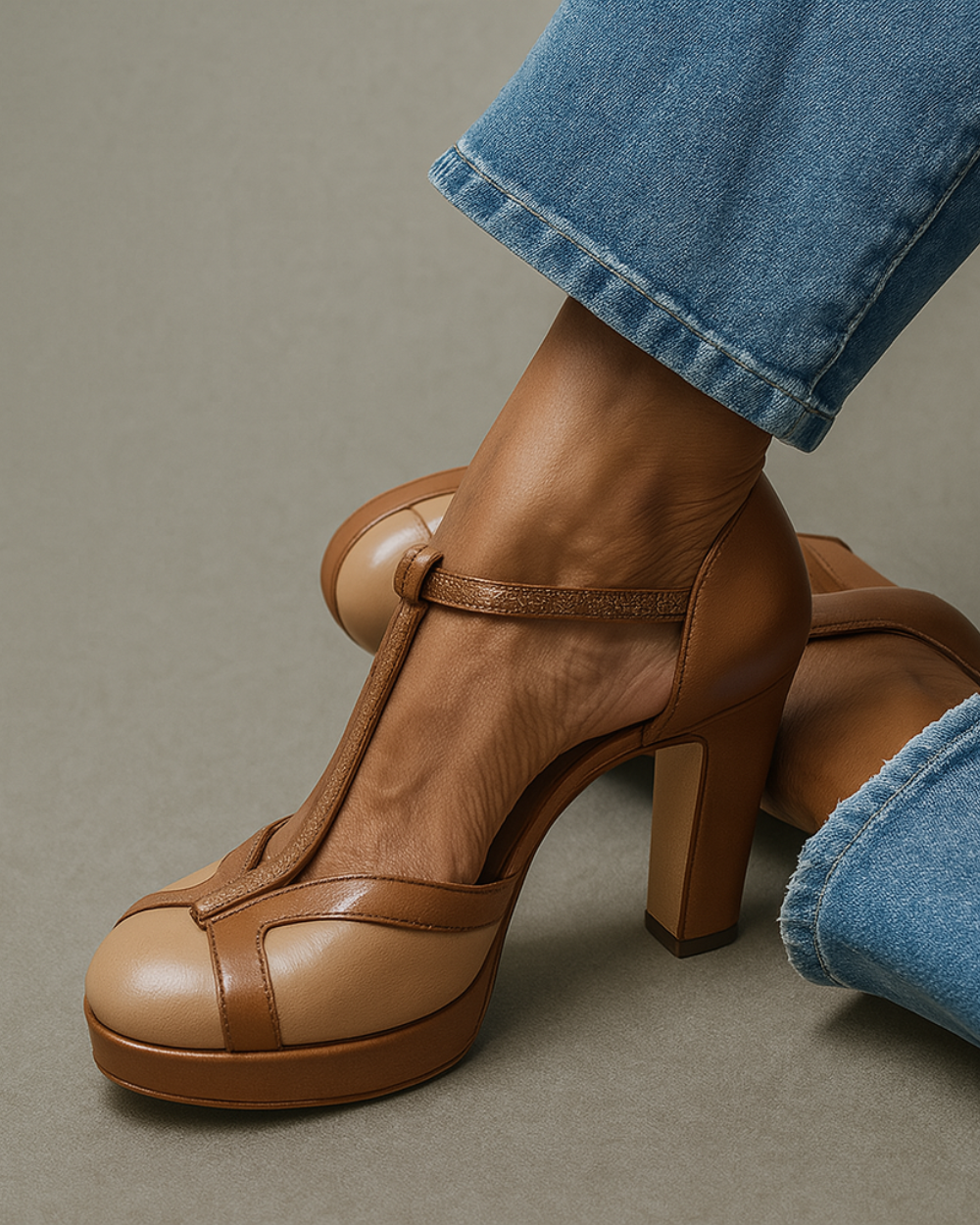 Giuliana| T-Bar Strap Pumps