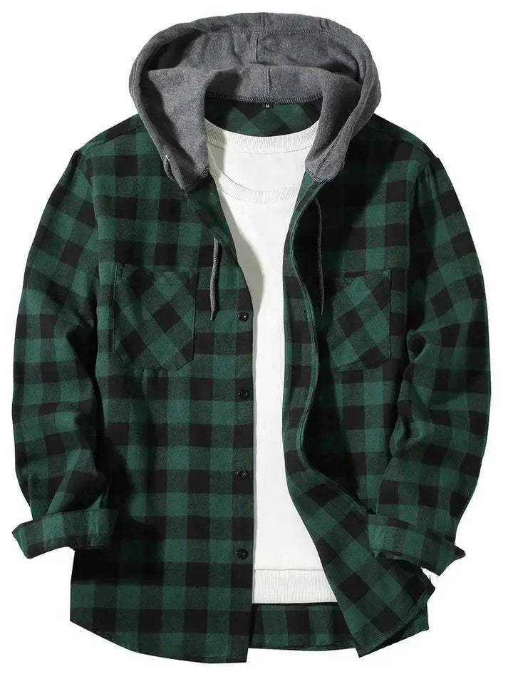 Benton Flannel Hoodie Jacket