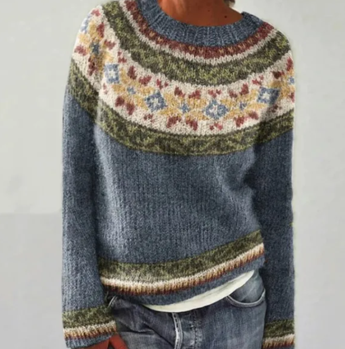 Amelie - Retro Knitted Jumper