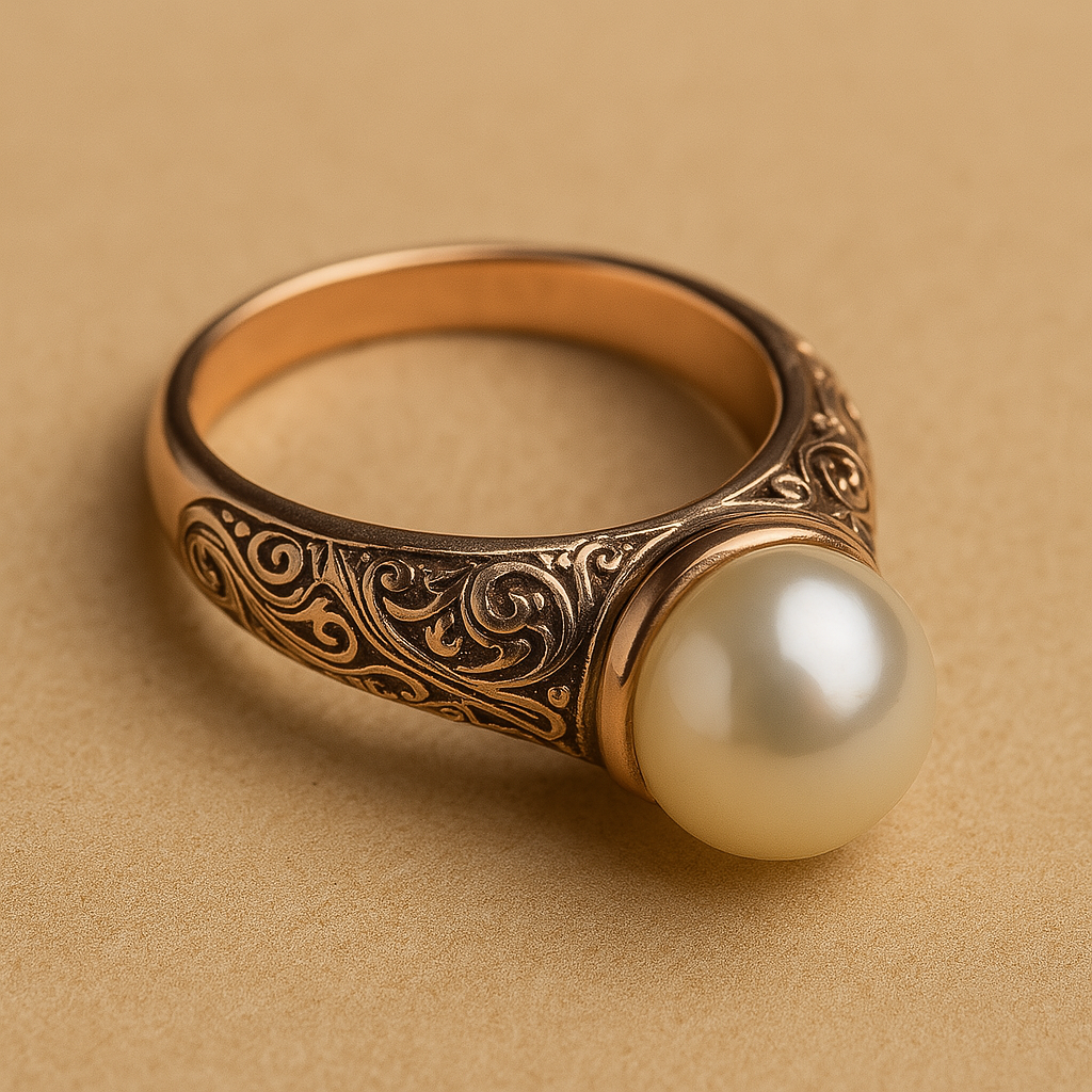 Susan | Vintage Pearl Golden Ring