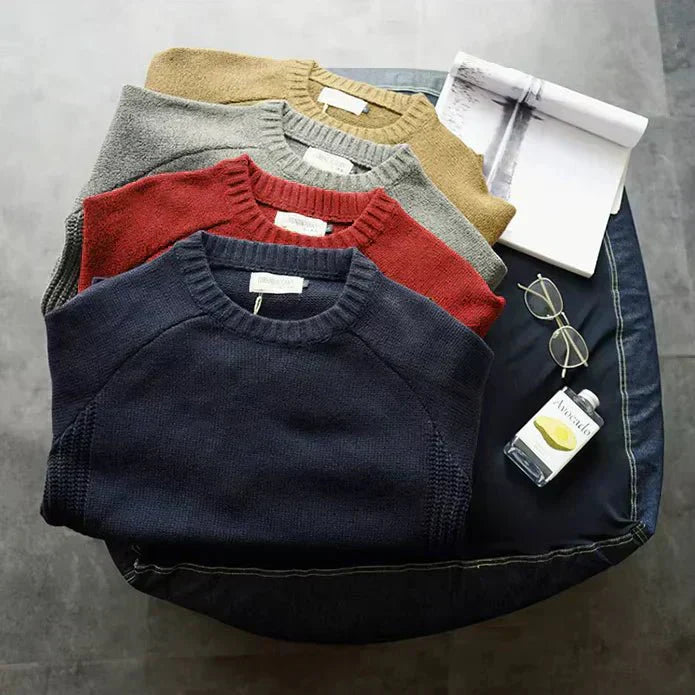 Alaric | Vintage Elbow-Patch Sweater