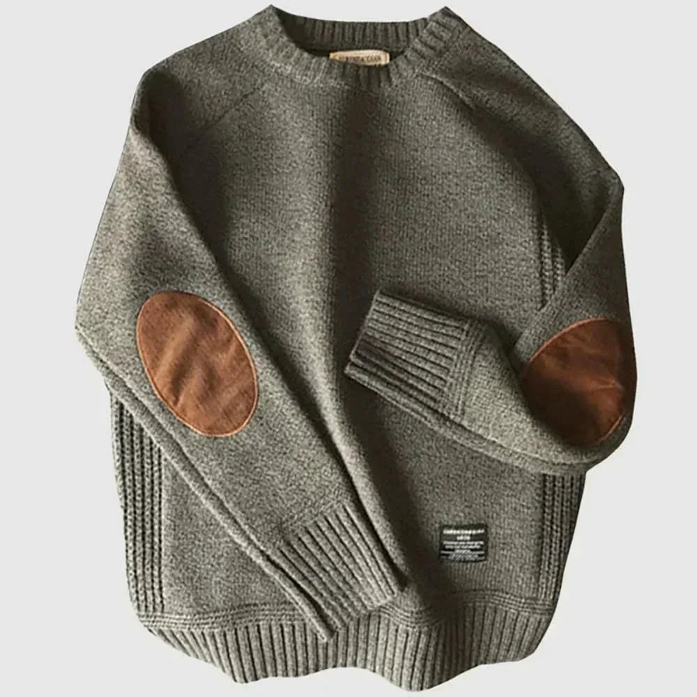 Alaric | Vintage Elbow-Patch Sweater
