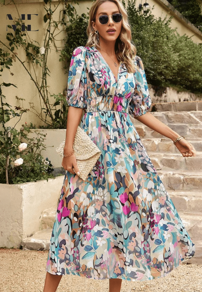 Nicole | Elegant Summer Maxi Dress