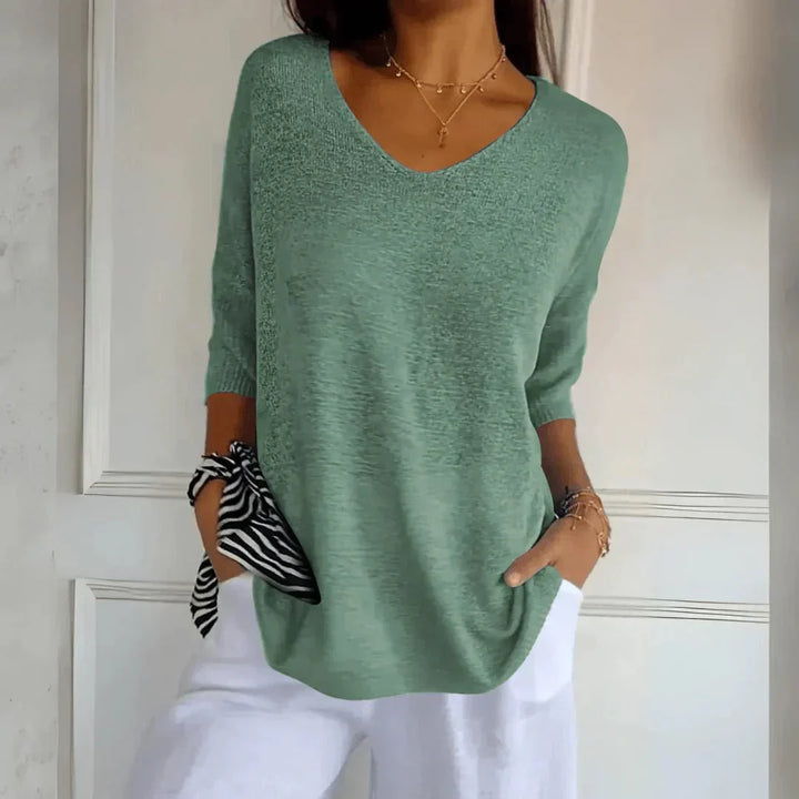 Noelia | Casual Lightweight V-Neck Sweater