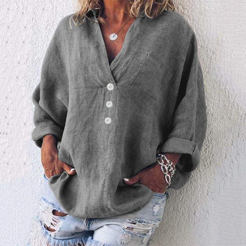 Maribel | Relaxed Buttoned Women’s Blouse