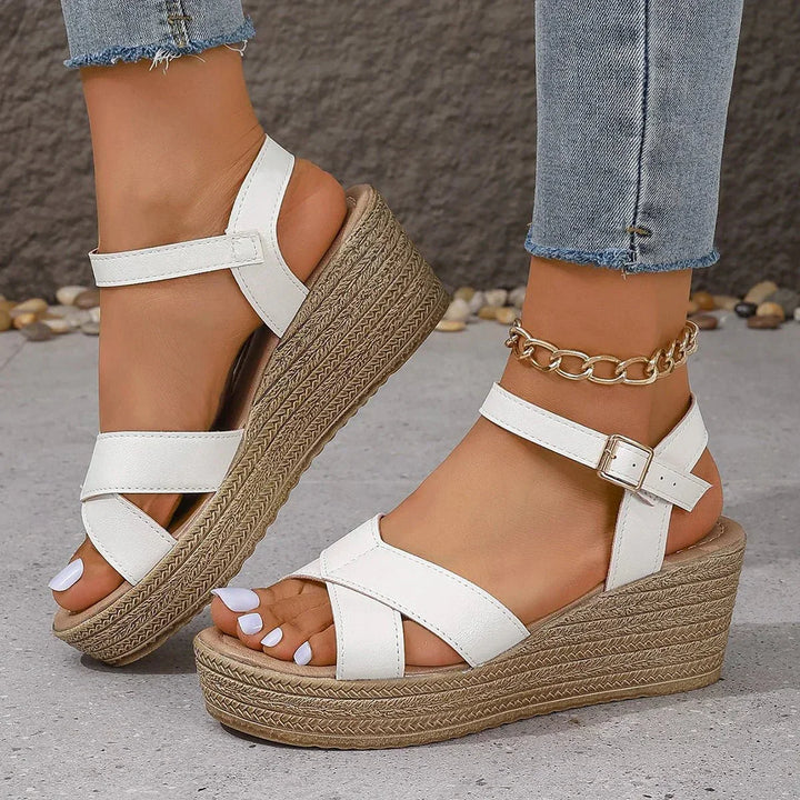 Mirelda | Casual Espadrille Wedge Sandals