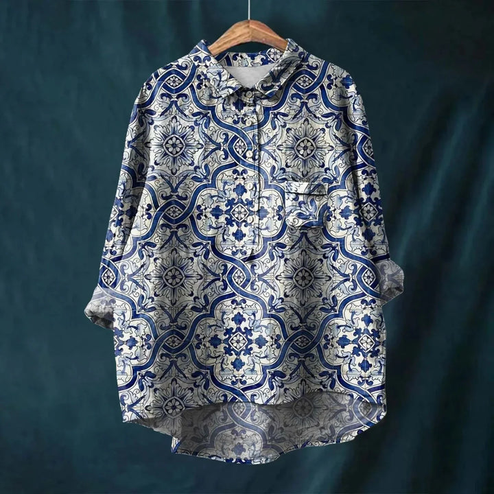 Elowen | Elegant Floral Shirt