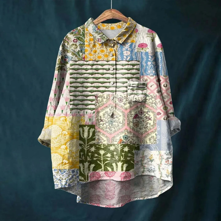 Elowen | Elegant Floral Shirt