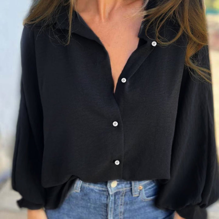 Ravelle | Relaxed Button-Down Everyday Blouse