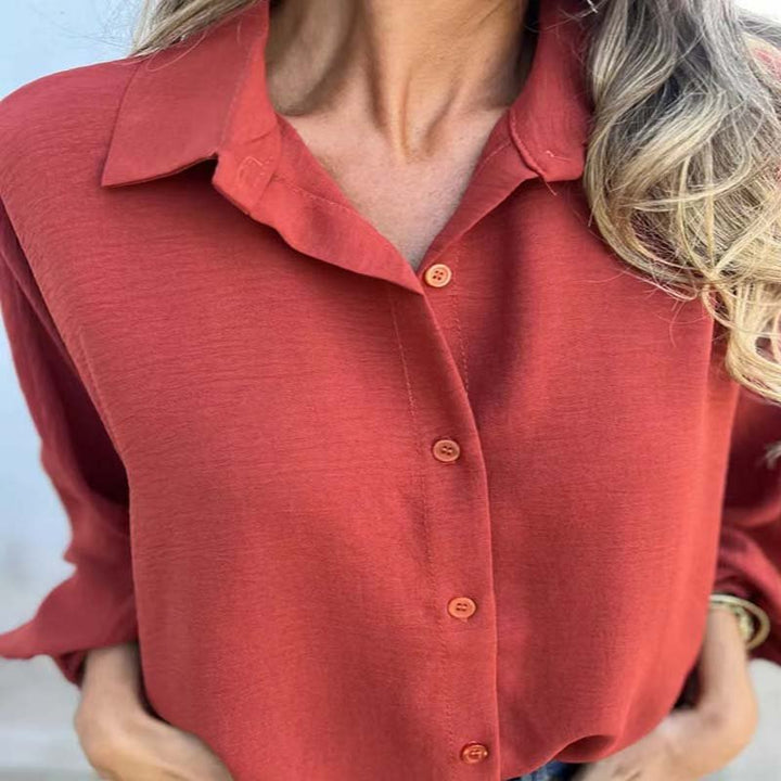 Ravelle | Relaxed Button-Down Everyday Blouse