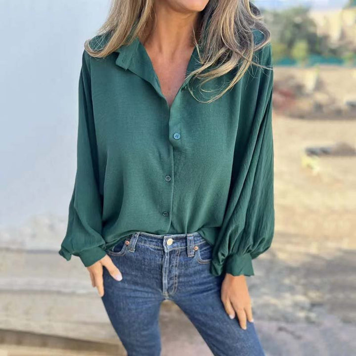Ravelle | Relaxed Button-Down Everyday Blouse