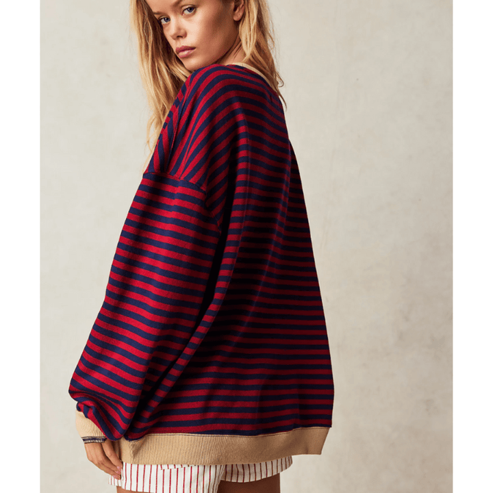 Emery | Relaxed Striped Women’s Sweatshirt