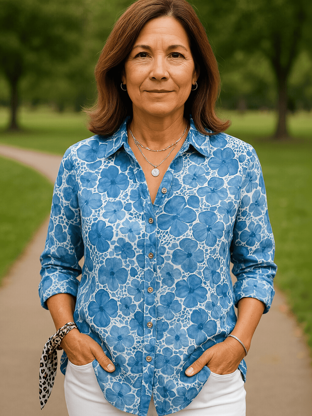 Emma | Elegance Button-Up Shirt