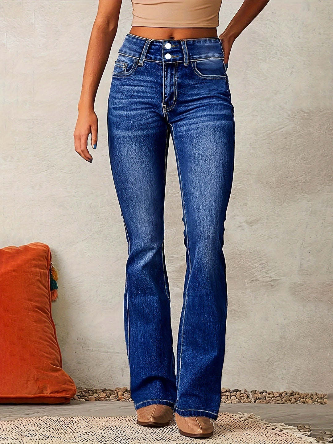Aya High-Waisted Flare Jeans