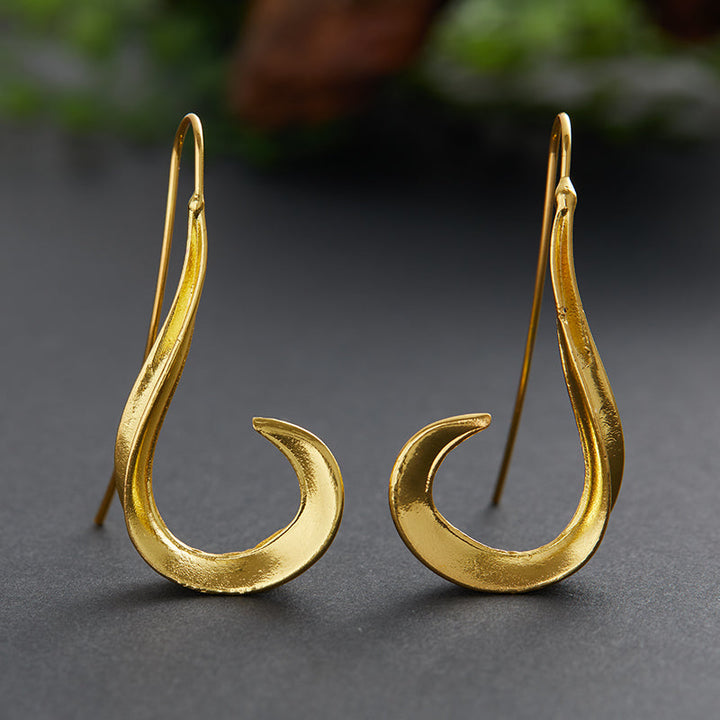 Vintage Gold Hanging Earrings