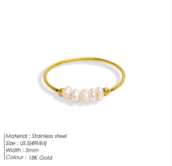 Grace - Freshwater Pearl Ring